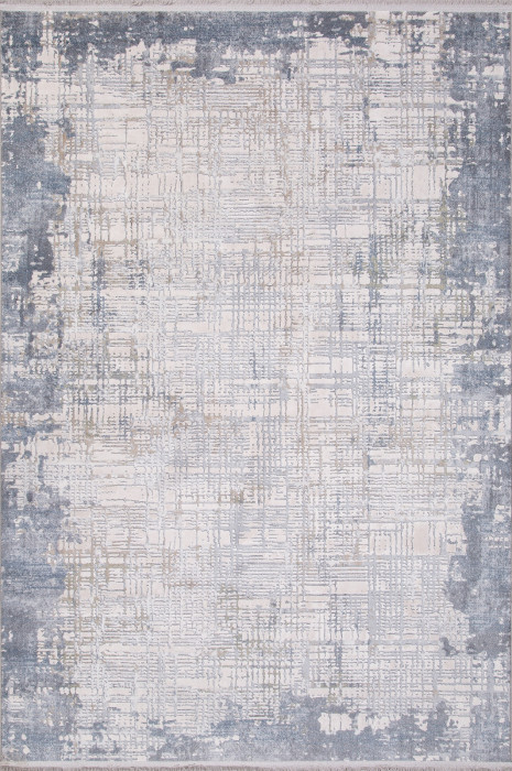 Ковер C634AQ - GREY / L.GREY - Прямоугольник - коллекция PERLA
