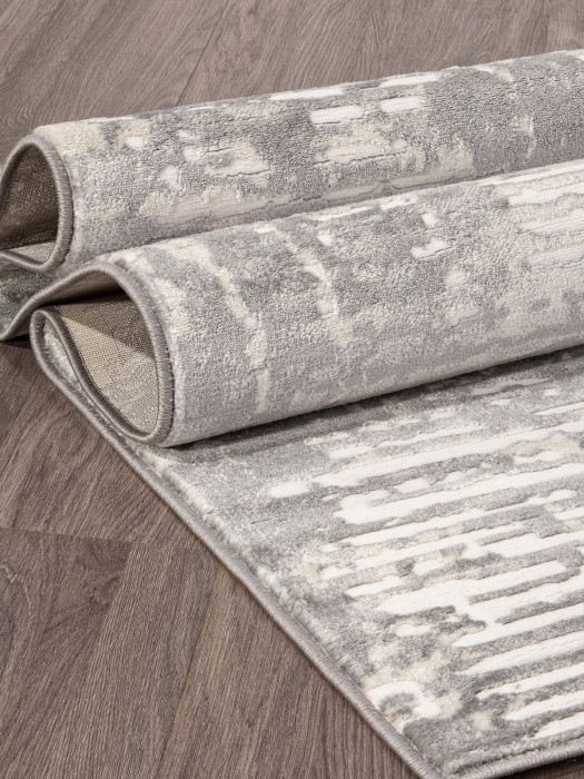 Ковер D999 - CREAM-GRAY - Дорожка - коллекция ATLANTIS