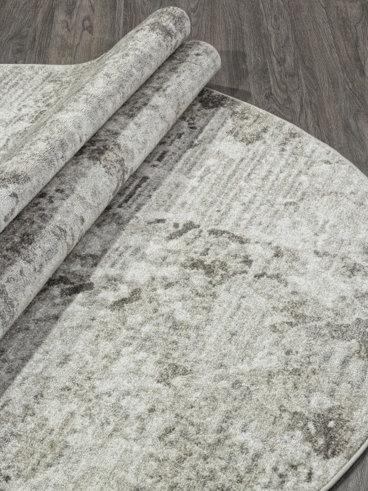 Ковер F152 - BEIGE-BROWN - Овал - коллекция TORNADO