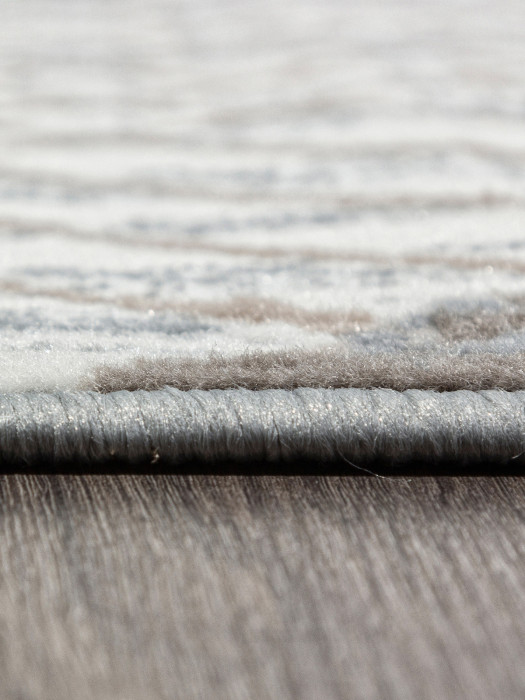 Ковер F351 - CREAM-BLUE - Прямоугольник - коллекция SIERRA