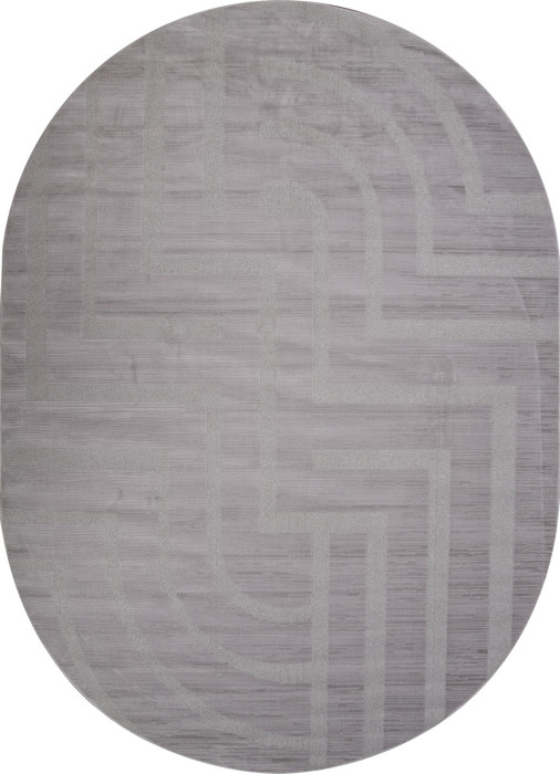 Ковер F439 - GRAY - Овал - коллекция DIOS
