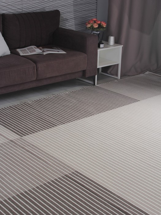 Ковер GL245A - BROWN / BROWN - Прямоугольник - коллекция NENSI