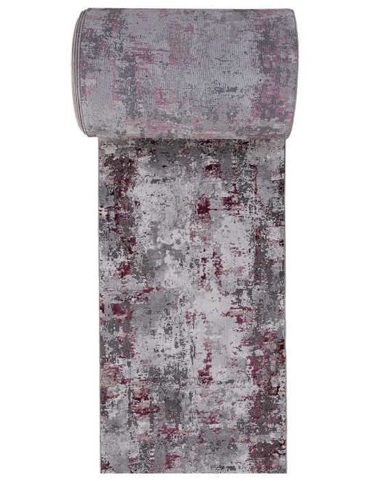 Ковер 23319 - 950 GREY / PURPLE - Дорожка - коллекция GRAND