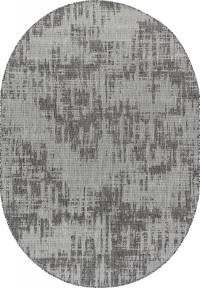 Ковер KAIR ( КАИР) S144 - DARK-GRAY ( Овал )