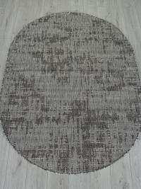 Ковер KAIR ( КАИР) S144 - DARK-GRAY ( Овал )