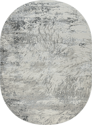 Ковер 36592A oval GREY / GREY