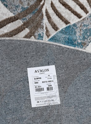 Ковер 36896A oval BLUE FLS / BEIGE FLS