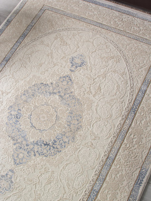 Ковер 30950D - CREAM / CREAM - Прямоугольник - коллекция JASMINE