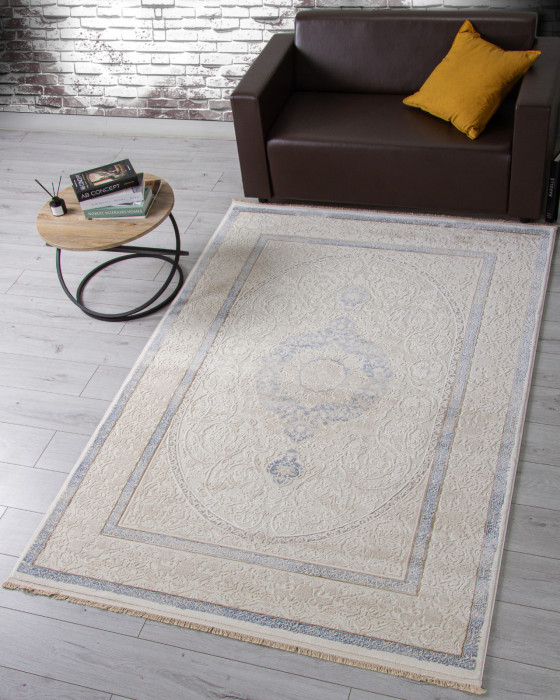 Ковер 30950D - CREAM / CREAM - Прямоугольник - коллекция JASMINE
