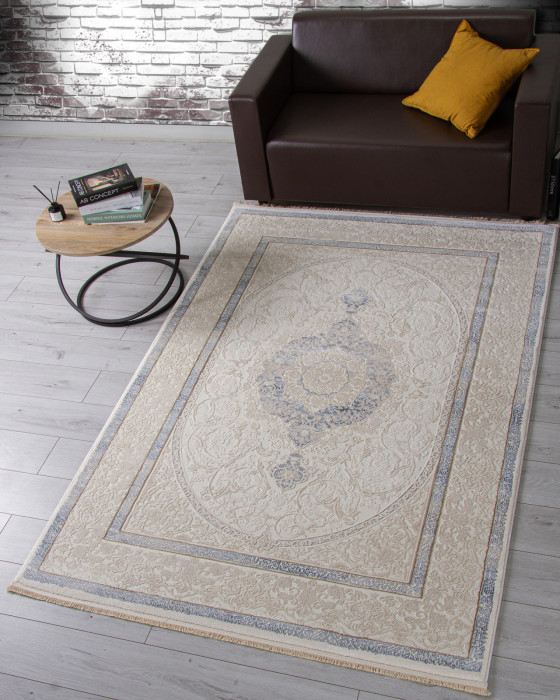Ковер 30950D - CREAM / CREAM - Прямоугольник - коллекция JASMINE