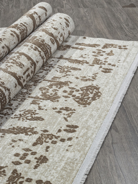 Ковер C765AL - GOLD / BROWN - Прямоугольник - коллекция PERLA