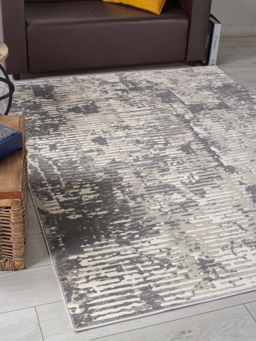 Ковер D999 - CREAM-GRAY - Прямоугольник - коллекция ATLANTIS