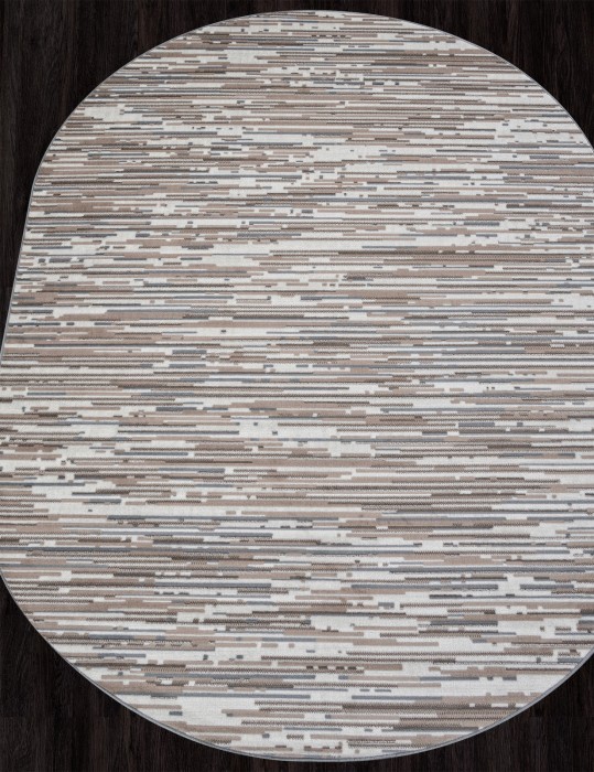 Ковер F352 - CREAM-BLUE - Овал - коллекция SIERRA