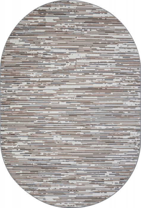 Ковер F352 - CREAM-BLUE - Овал - коллекция SIERRA