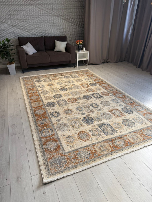 Ковер F596 - ORANGE - Прямоугольник - коллекция ZUMMA