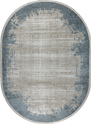Ковер 36949A oval BEIGE / BLUE