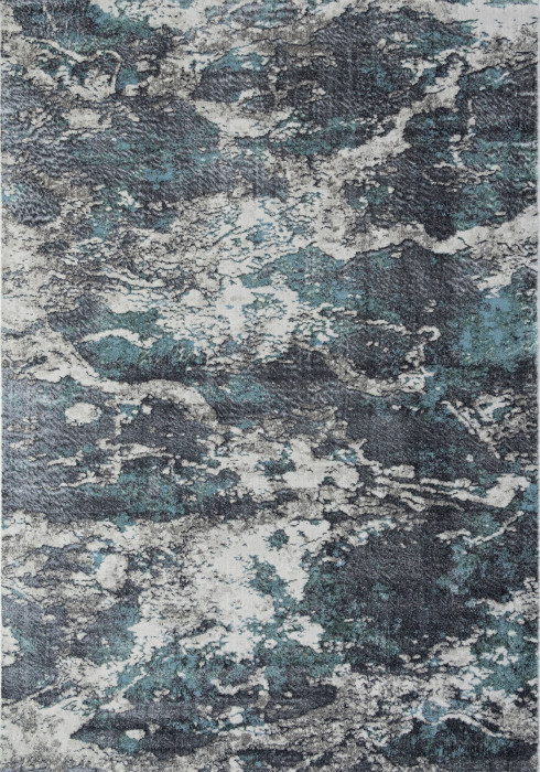 Ковер 02463H - BLUE / GREY - Прямоугольник - коллекция SAFARI