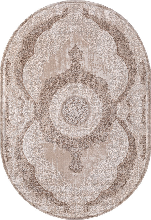 Ковер 03880B - BROWN / BROWN - Овал - коллекция ARMINA