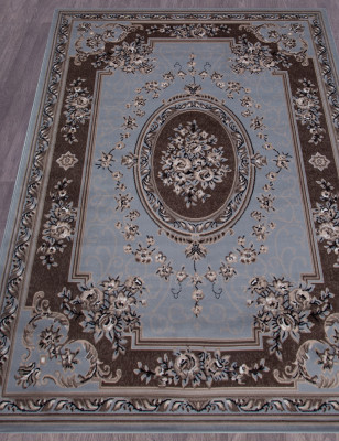 Ковер 5444 - BLUE-BROWN 2 - Прямоугольник - коллекция SIERRA