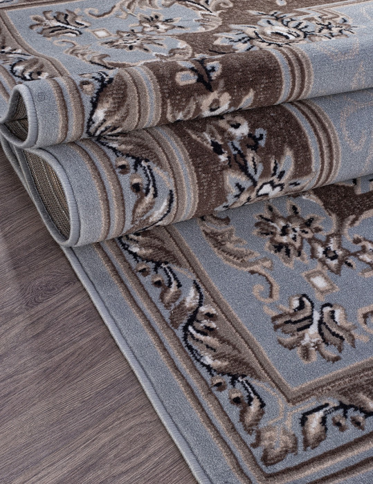 Ковер 5444 - BLUE-BROWN 2 - Прямоугольник - коллекция SIERRA