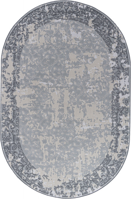 Ковер F268 - BLUE - Овал - коллекция CUBA