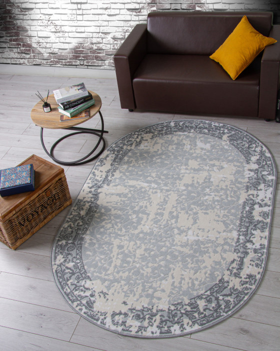 Ковер F268 - BLUE - Овал - коллекция CUBA