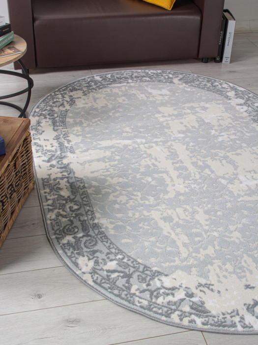 Ковер F268 - BLUE - Овал - коллекция CUBA