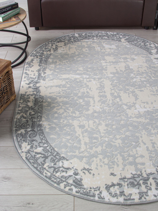 Ковер F268 - BLUE - Овал - коллекция CUBA