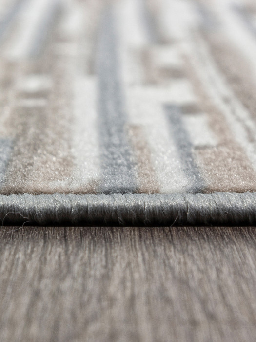 Ковер F352 - CREAM-BLUE - Прямоугольник - коллекция SIERRA