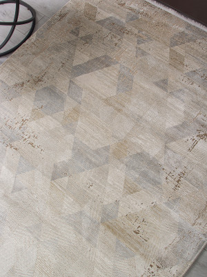 Ковер F726AD - BEIGE / L.BROWN - Прямоугольник - коллекция EMPEROS OLIMPOS