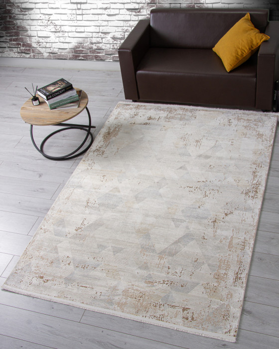 Ковер F726AD - BEIGE / L.BROWN - Прямоугольник - коллекция EMPEROS OLIMPOS