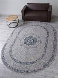 Ковер PALERMO ( ПАЛЕРМО ) F294 - GRAY ( Овал )