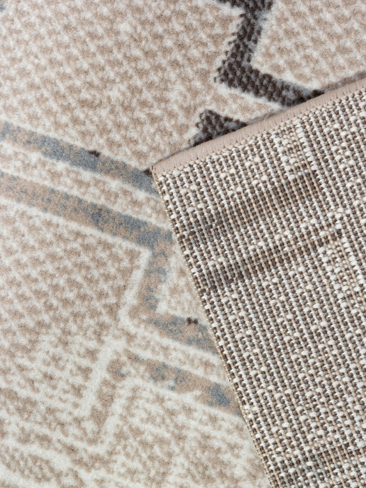 Ковер F353 - BEIGE-BLUE - Дорожка - коллекция SIERRA