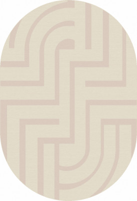 Ковер F439 - LIGHT CREAM - Овал - коллекция DIOS