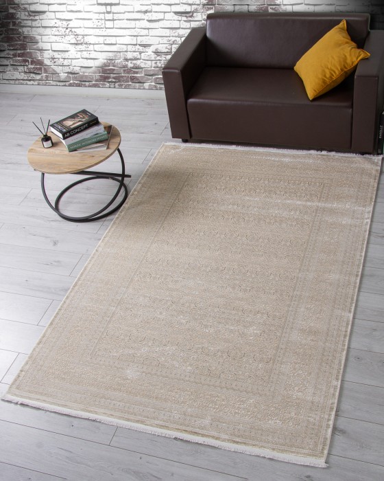 Ковер H882AC - L.BEIGE / CREAM - Прямоугольник - коллекция EMPEROS OLIMPOS
