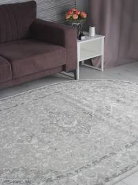 Ковер ARMINA ( АРМИНА ) GA075G - GREY / GREY ( Овал )