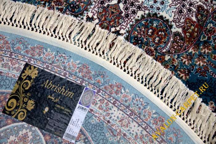 Ковер 36320A oval BLUE / BLUE