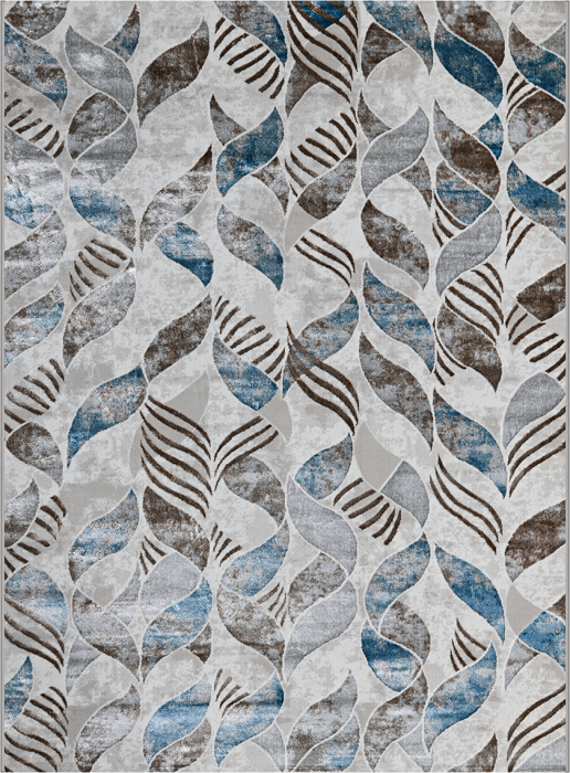 Ковер 36896A stan BLUE FLS / BEIGE FLS