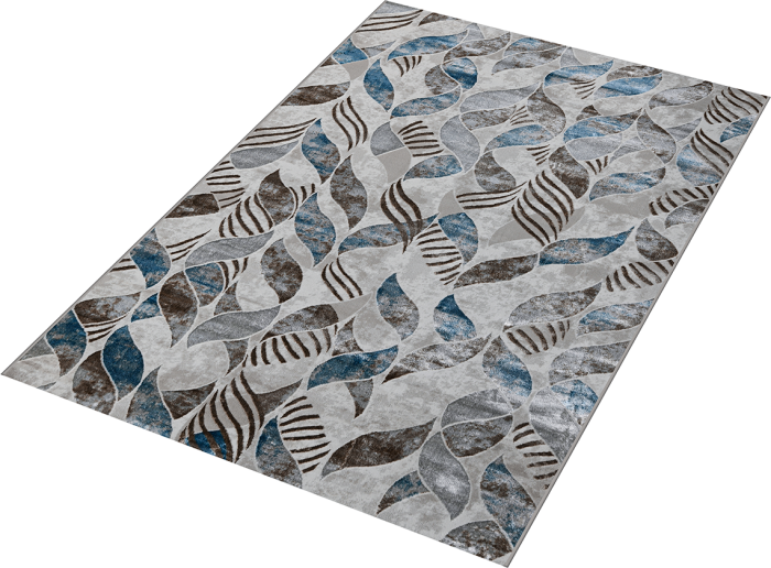 Ковер 36896A stan BLUE FLS / BEIGE FLS