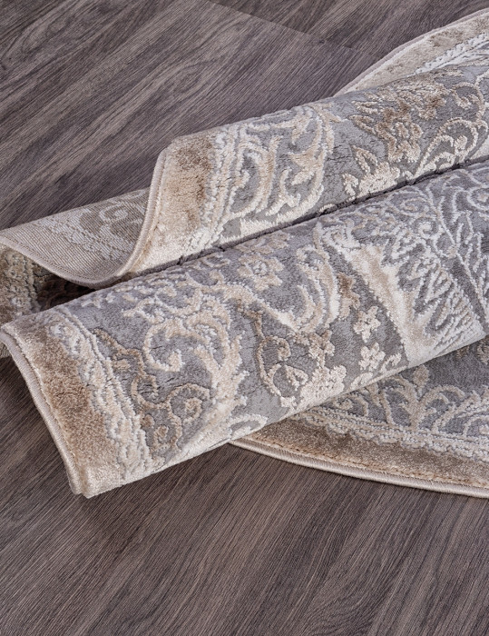 Ковер 03880C - GREY / BROWN - Круг - коллекция ARMINA