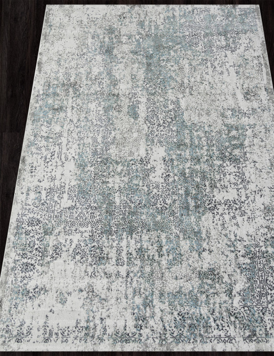 Ковер 02475F - BLUE / GREY - Прямоугольник - коллекция SAFARI