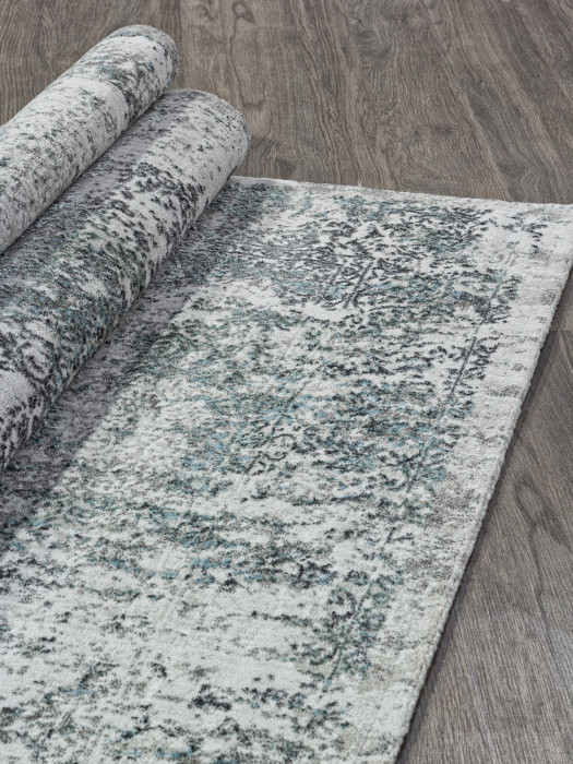 Ковер 02475F - BLUE / GREY - Прямоугольник - коллекция SAFARI