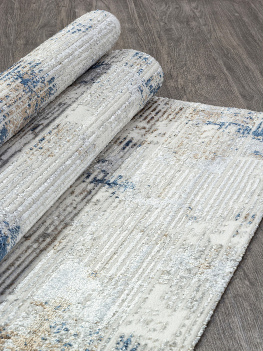 Ковер DA492 - 635 CREAM / NAVY - Прямоугольник - коллекция ANTEP