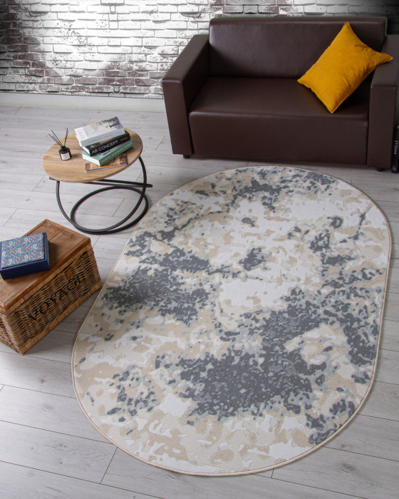 Ковер F269 - BLUE - Овал - коллекция CUBA