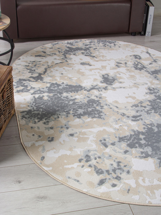 Ковер F269 - BLUE - Овал - коллекция CUBA