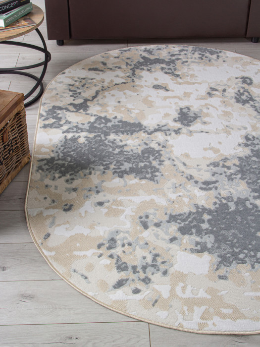 Ковер F269 - BLUE - Овал - коллекция CUBA