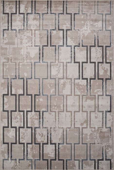 Ковер F353 - BEIGE-BLUE - Прямоугольник - коллекция SIERRA