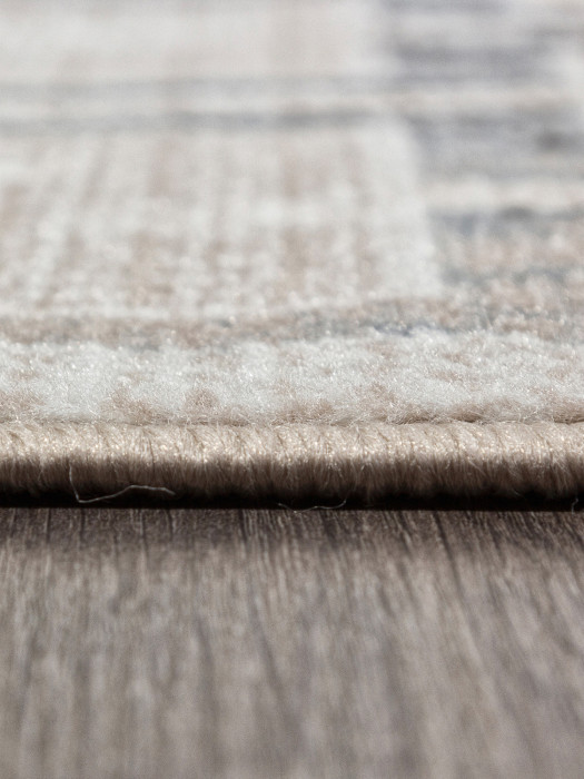 Ковер F353 - BEIGE-BLUE - Прямоугольник - коллекция SIERRA