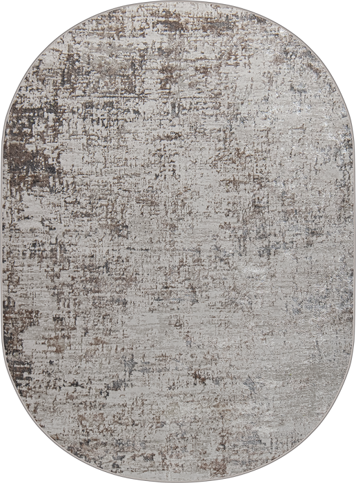 Ковер 38554A oval GREY FLS / CREAM FLS