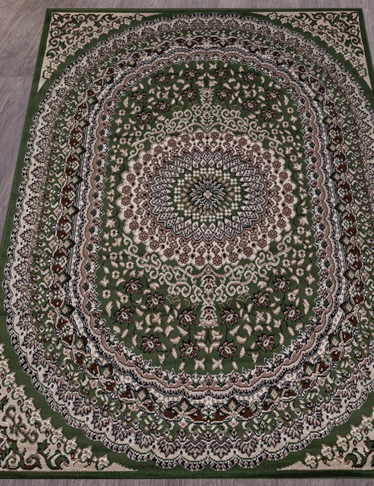 Ковер D504 - GREEN - Прямоугольник - коллекция GAVANA